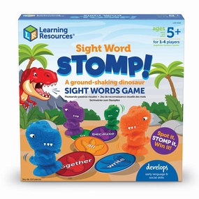 Learning Resources Sight Word Stomp - Dinosaur-Themed Reading Game