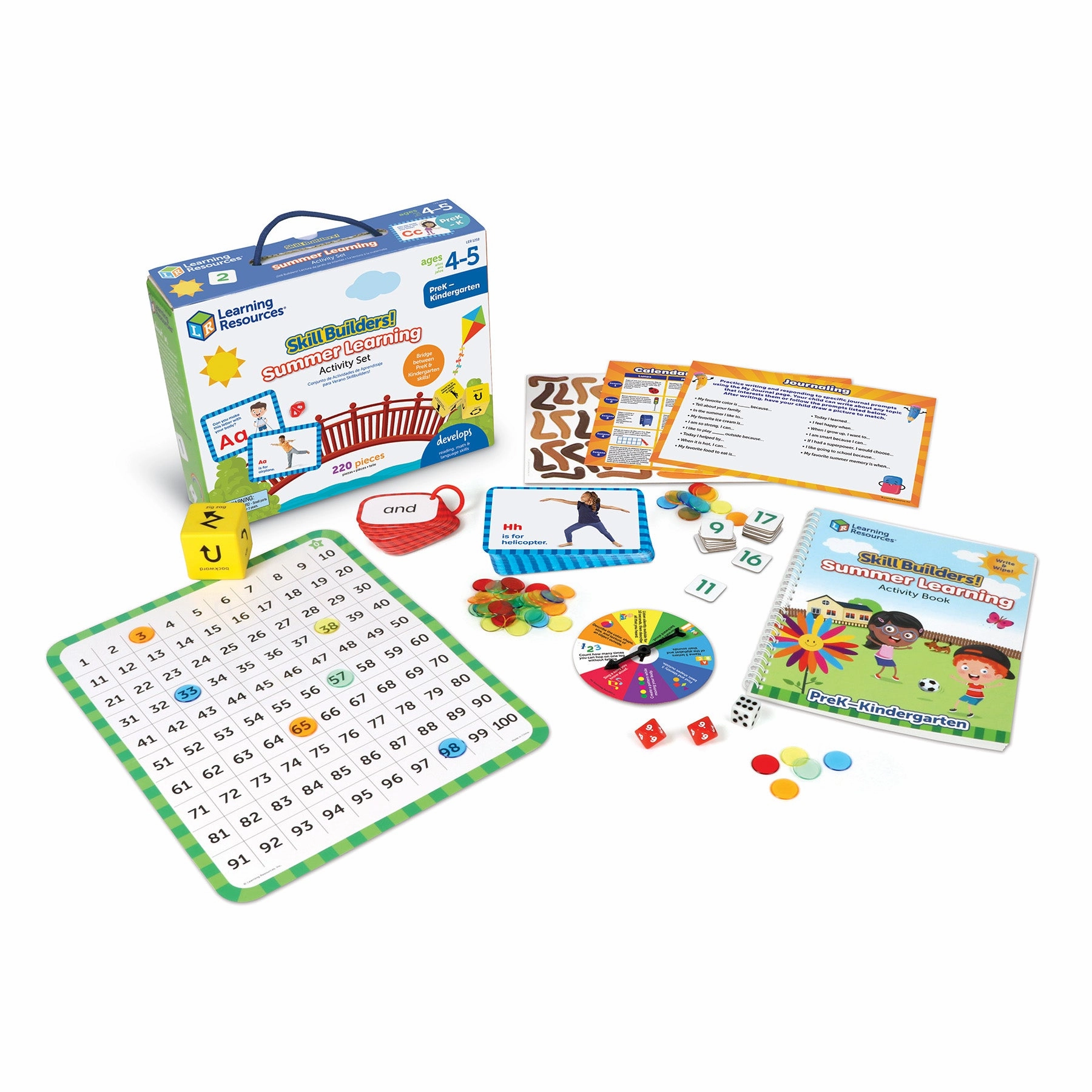 Learning Resources Skill Builders - Summer Activity Set - PreK to K