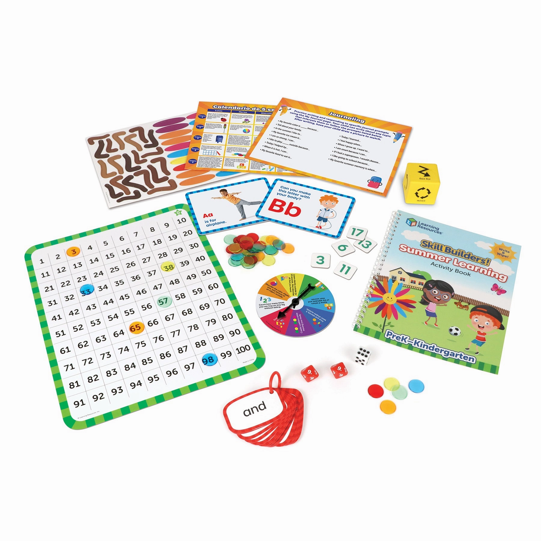 Learning Resources Skill Builders - Summer Activity Set - PreK to K