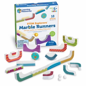 Learning Resources STEM Explorers Marble Runners - Ingenious Track Building Set