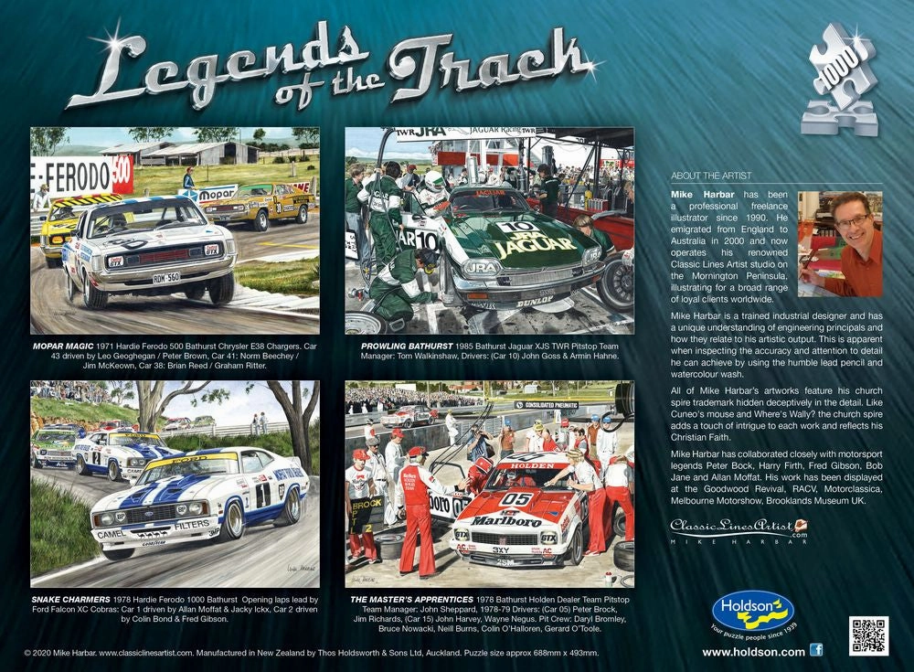 Legends Of The Track Mopar Magic 1000 Piece Puzzle