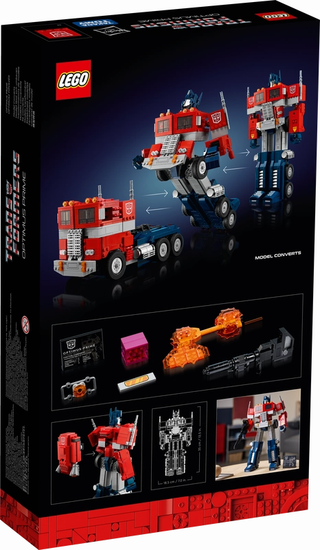 LEGO 10302 Icons Transformers Optimus Prime