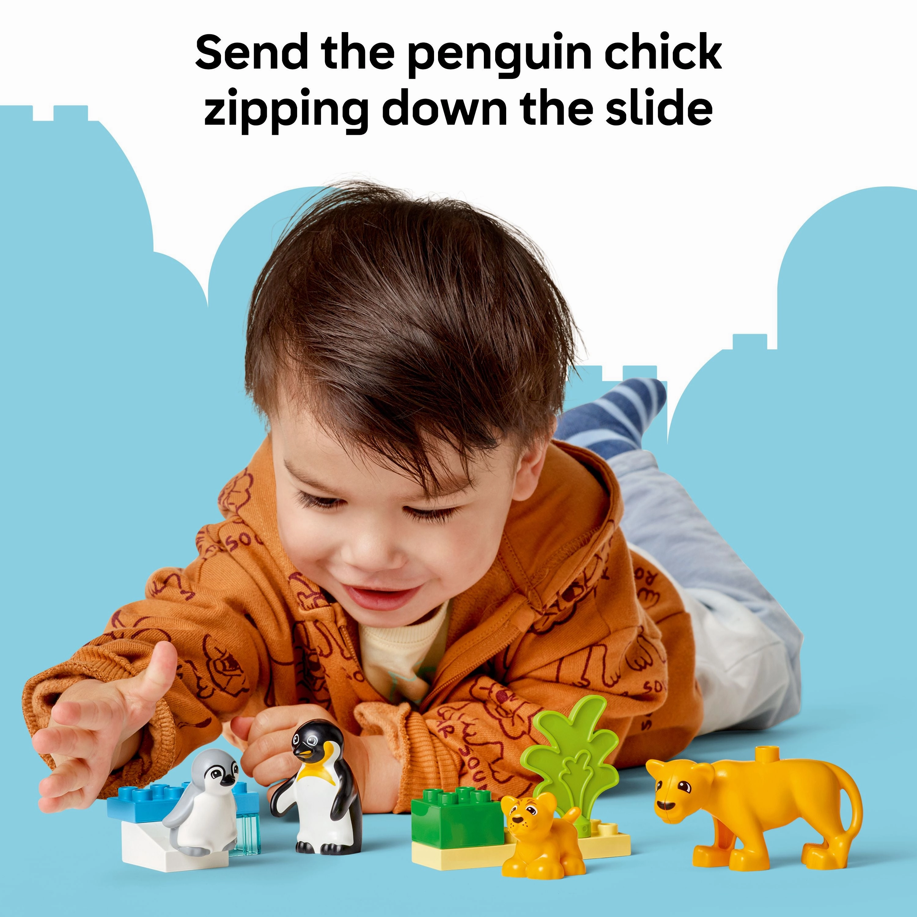LEGO 10442 DUPLO Wild Animal Families: Penguins & Lions
