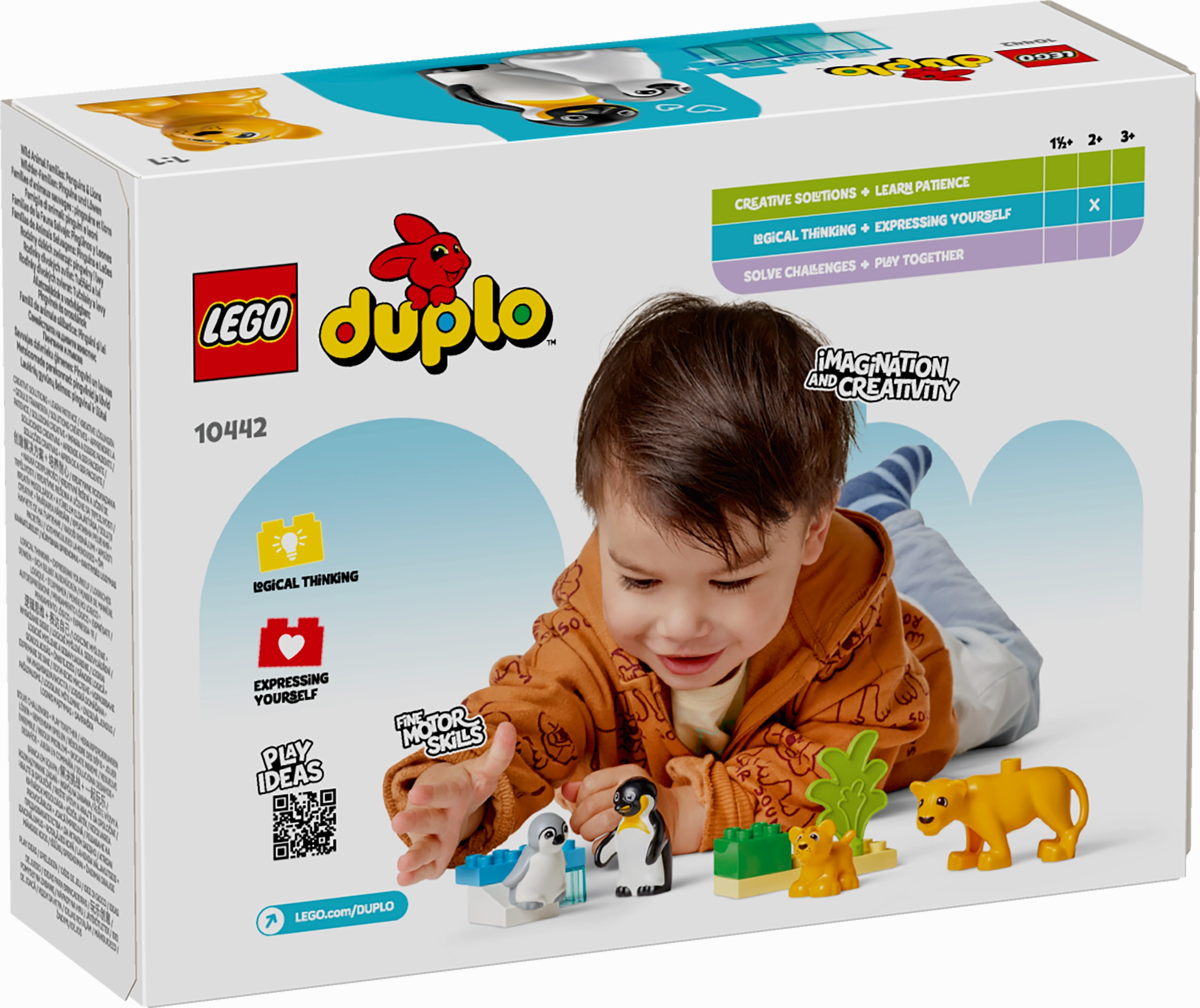 LEGO 10442 DUPLO Wild Animal Families: Penguins & Lions