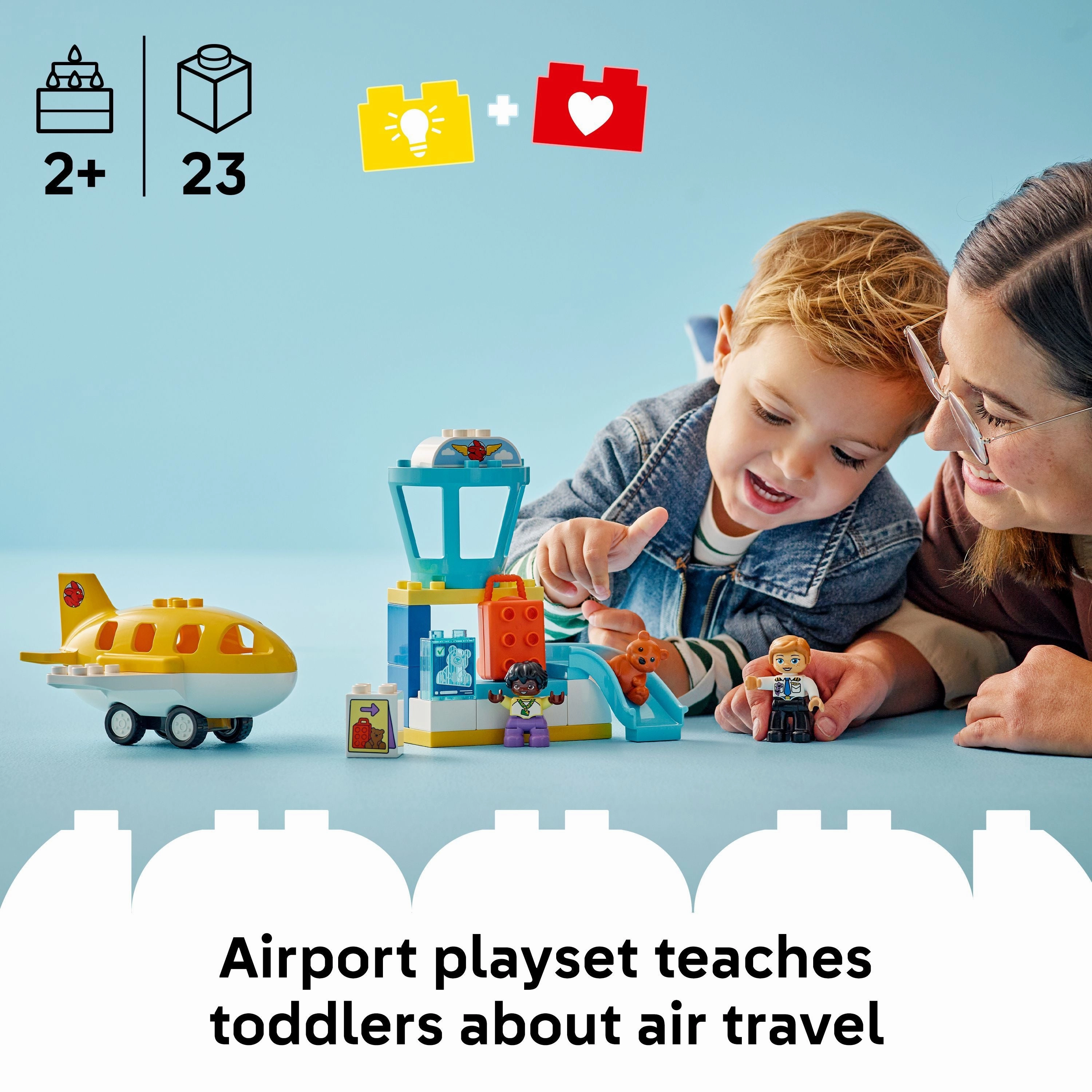 LEGO 10443 DUPLO Town First Time at the Airport