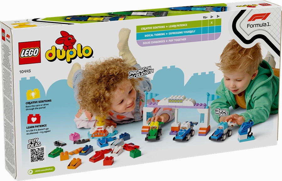 LEGO 10445 DUPLO F1 Team Race Cars & Drivers