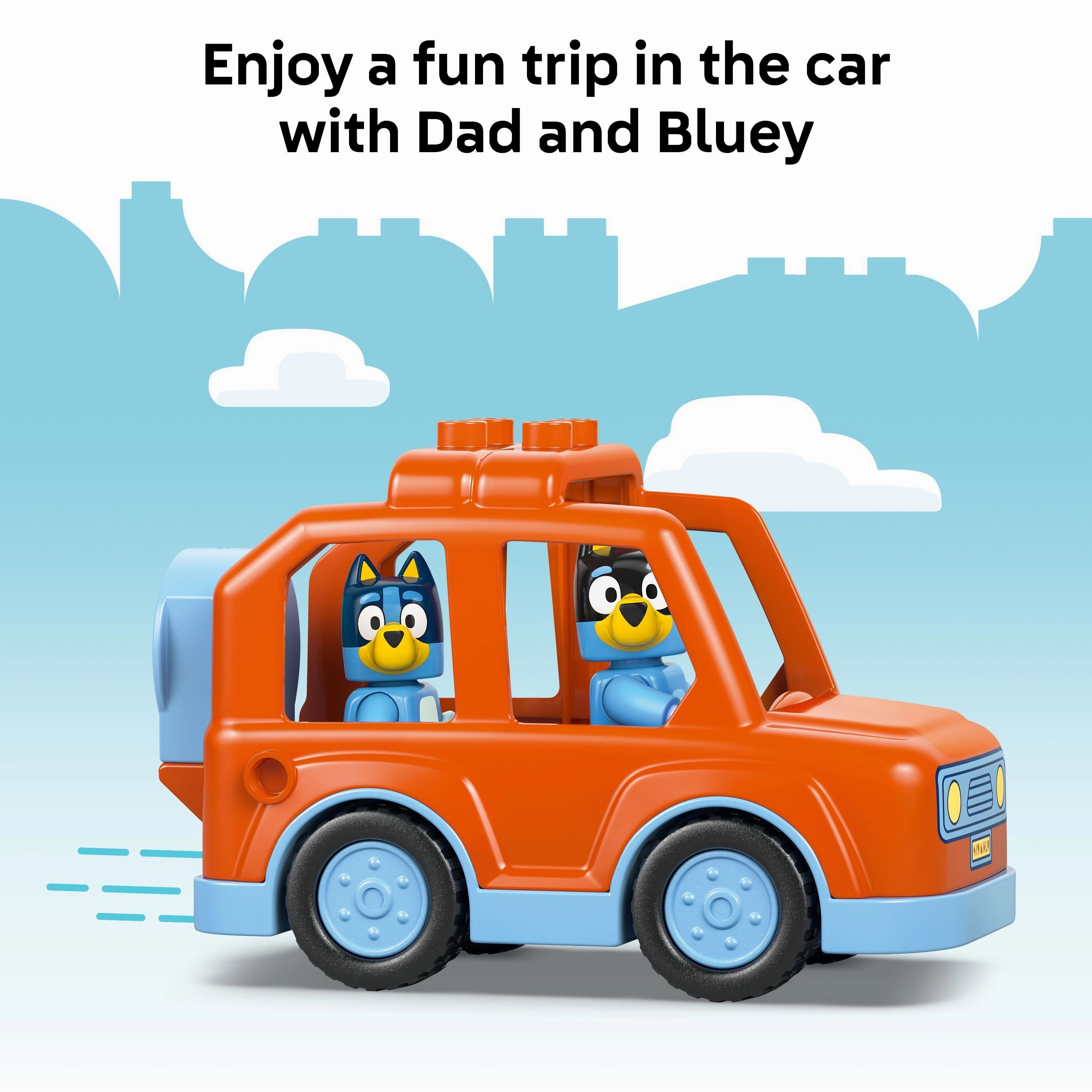 LEGO 10458 DUPLO Bluey Ice Cream Trip with Bluey