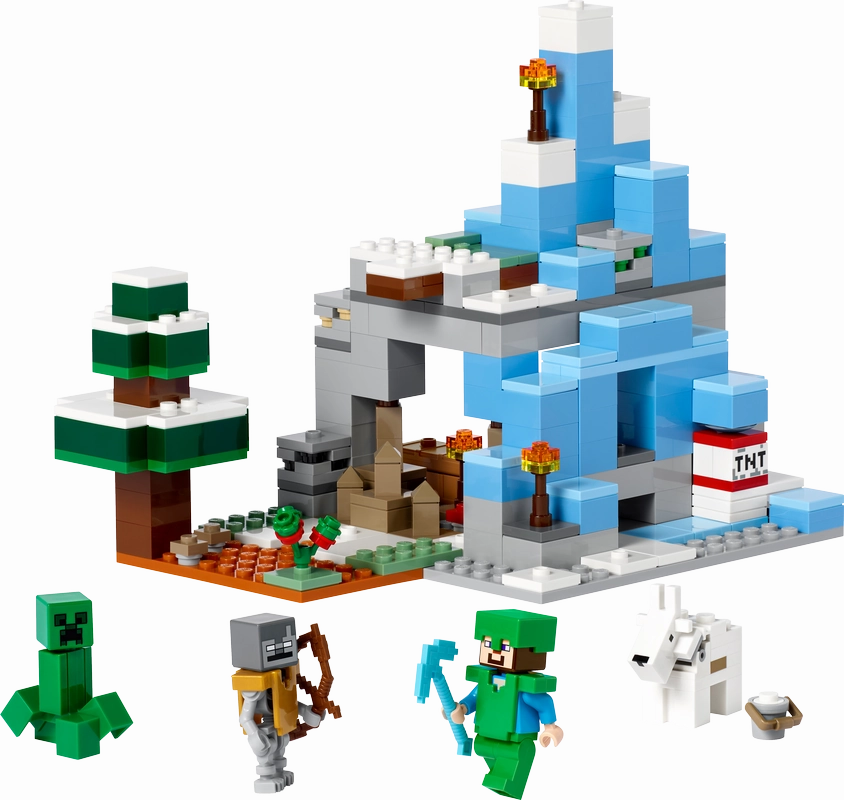 LEGO 21243 Minecraft The Frozen Peaks