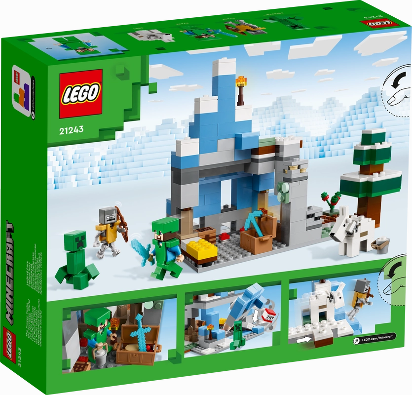 LEGO 21243 Minecraft The Frozen Peaks