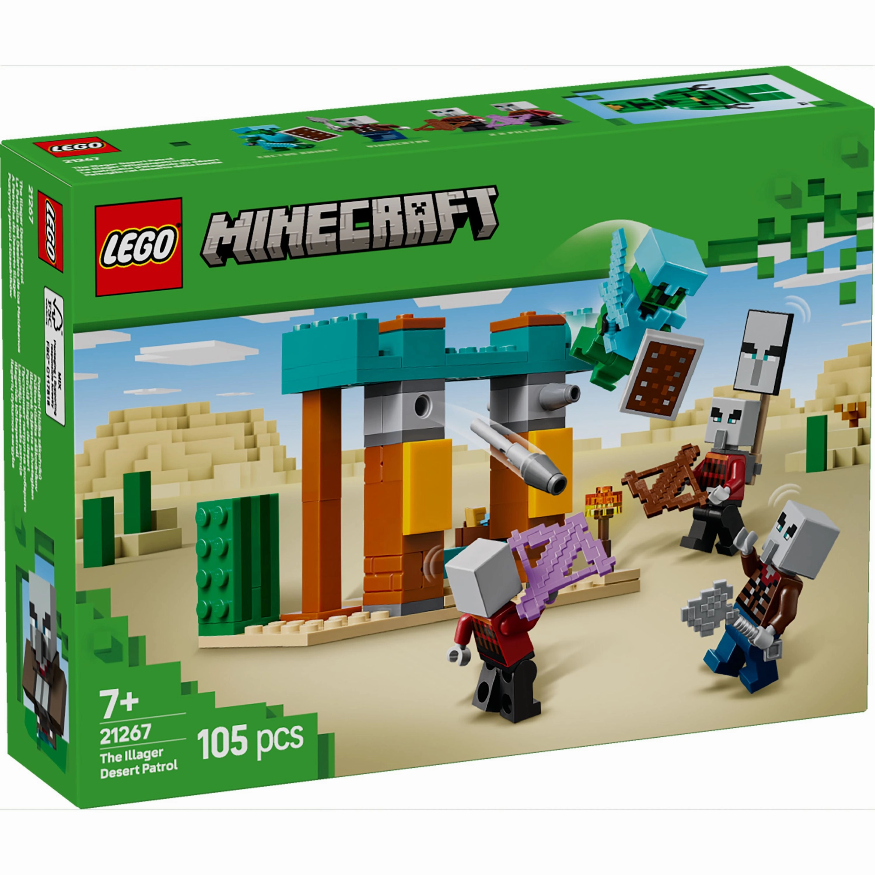 LEGO 21267 Minecraft The Illager Desert Patrol