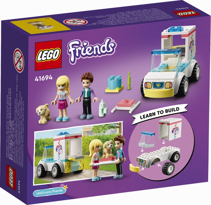 LEGO 41694 Friends Pet Clinic Ambulance