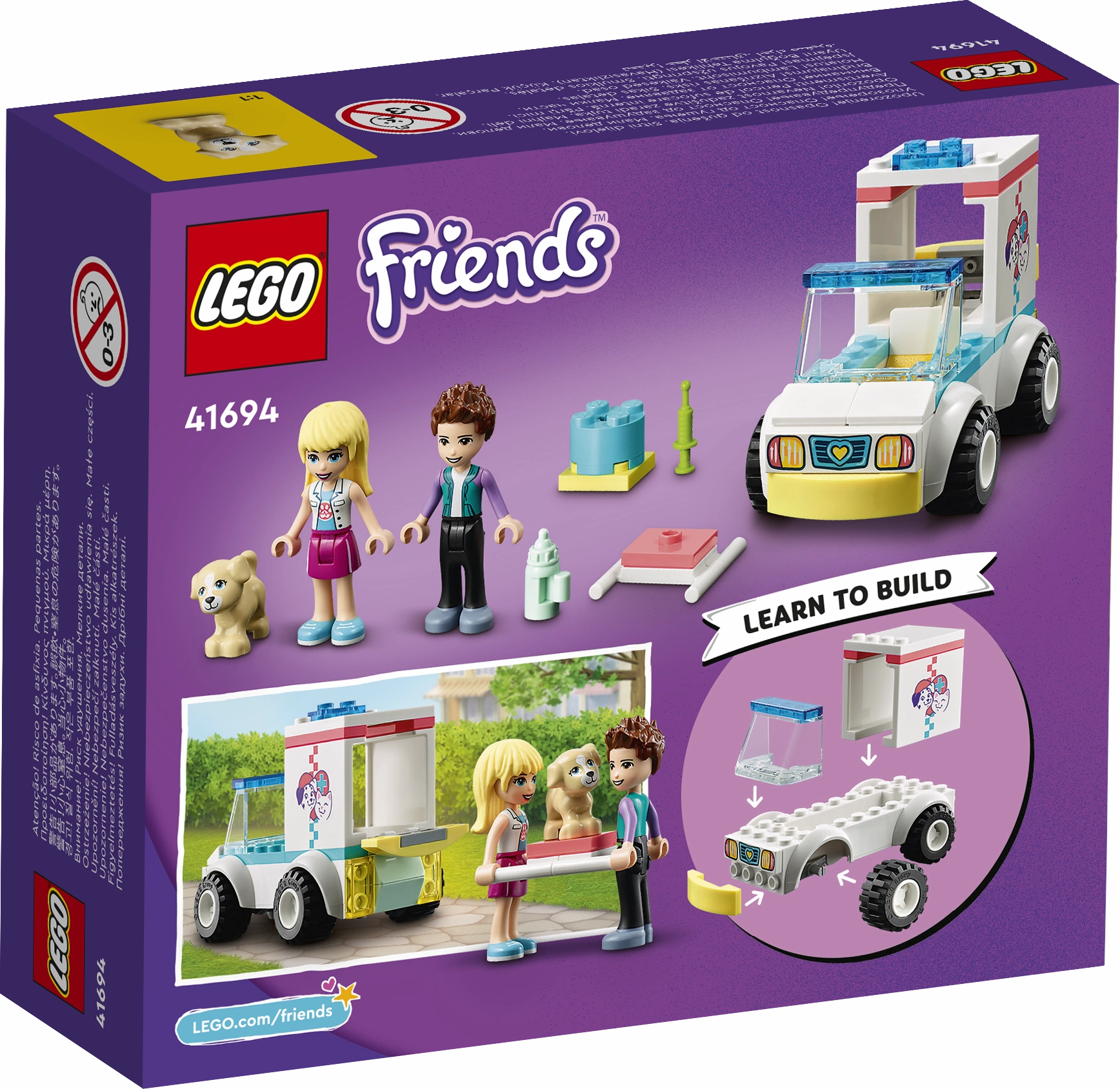 LEGO 41694 Friends Pet Clinic Ambulance