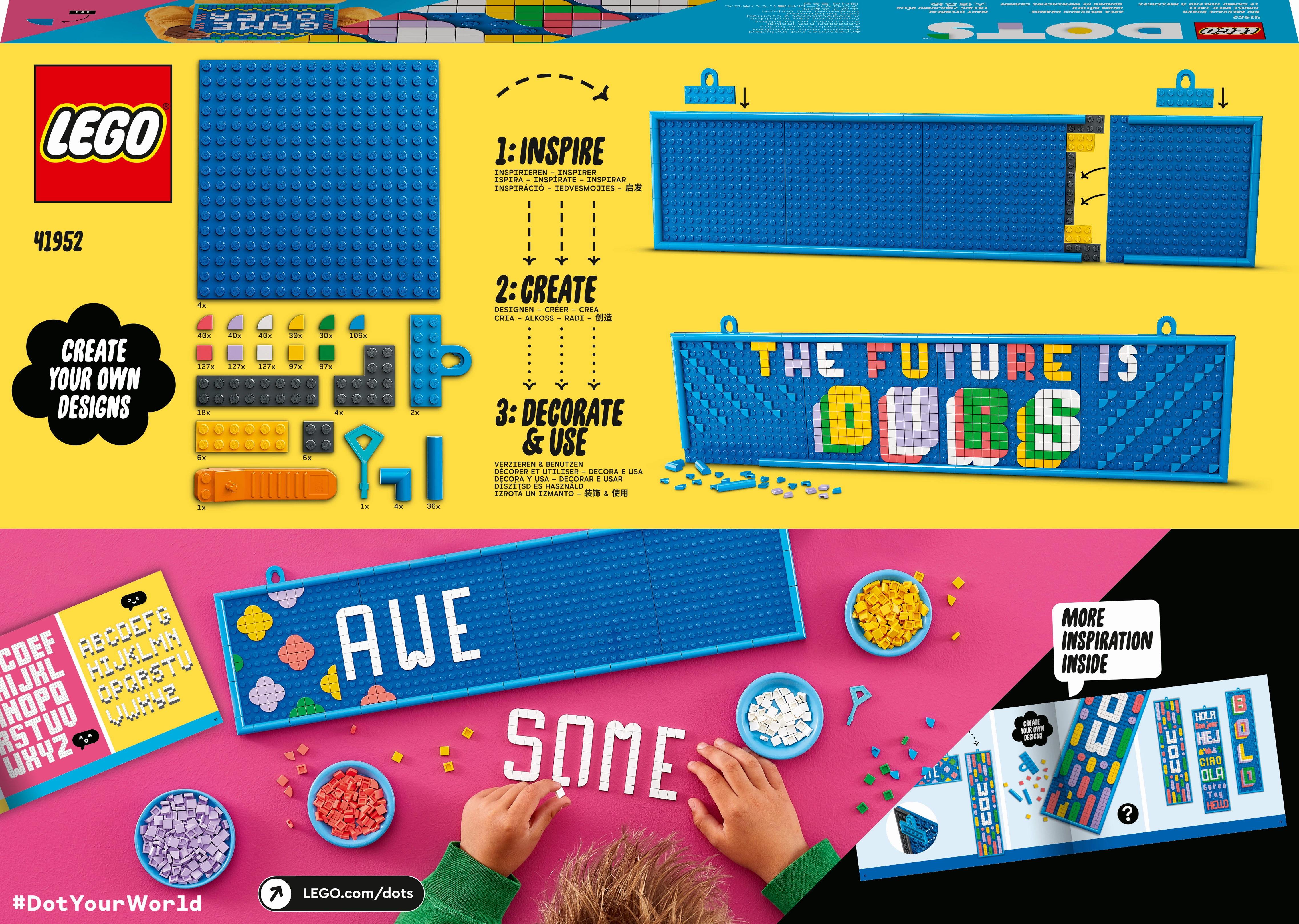 LEGO 41952 Dots Big Message Board