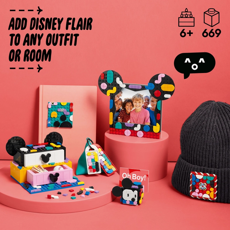 LEGO 41964 Dots Disney Mickey Mouse & Minnie Mouse Back To School Project Box