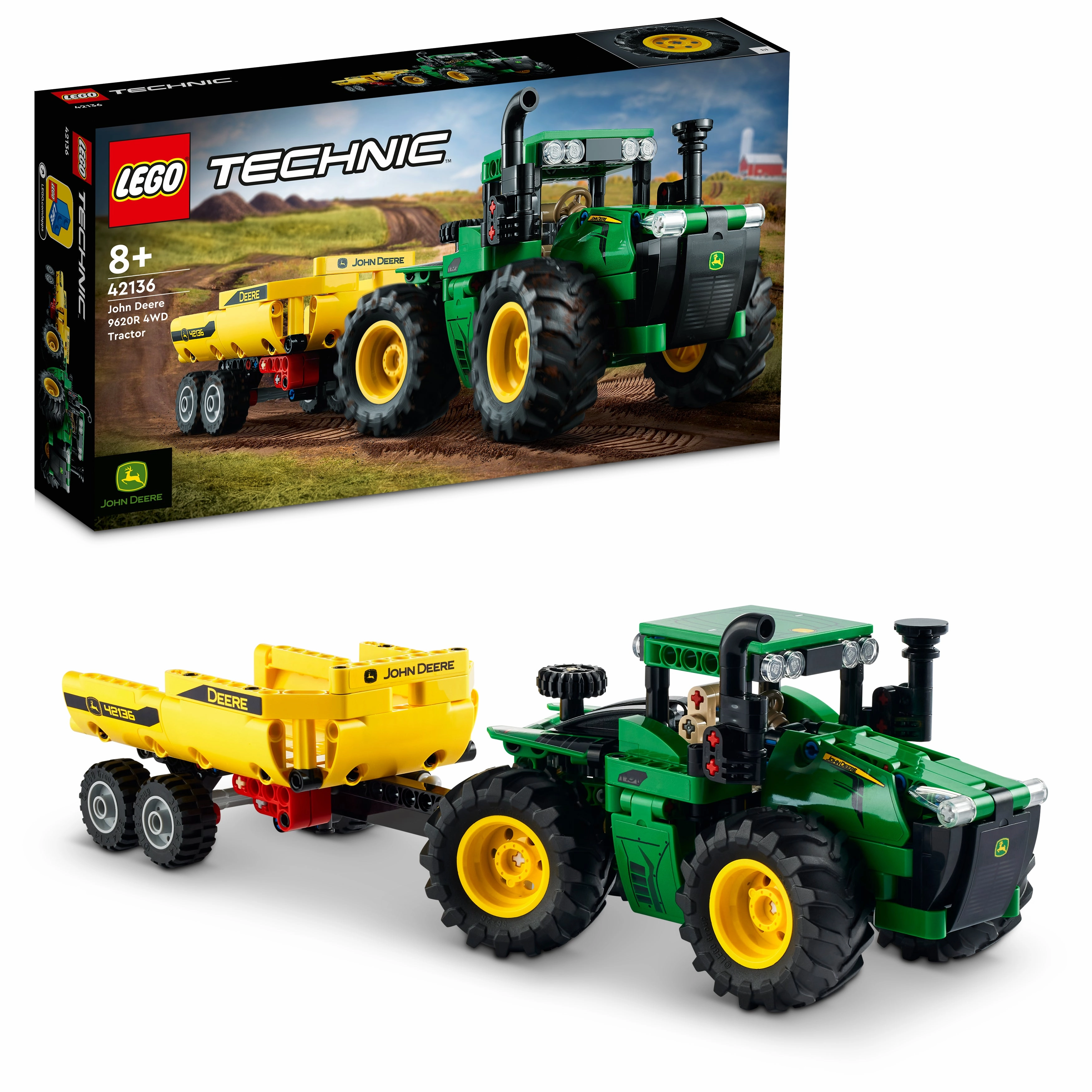 LEGO 42136 Technic John Deere 9620R 4WD Tractor