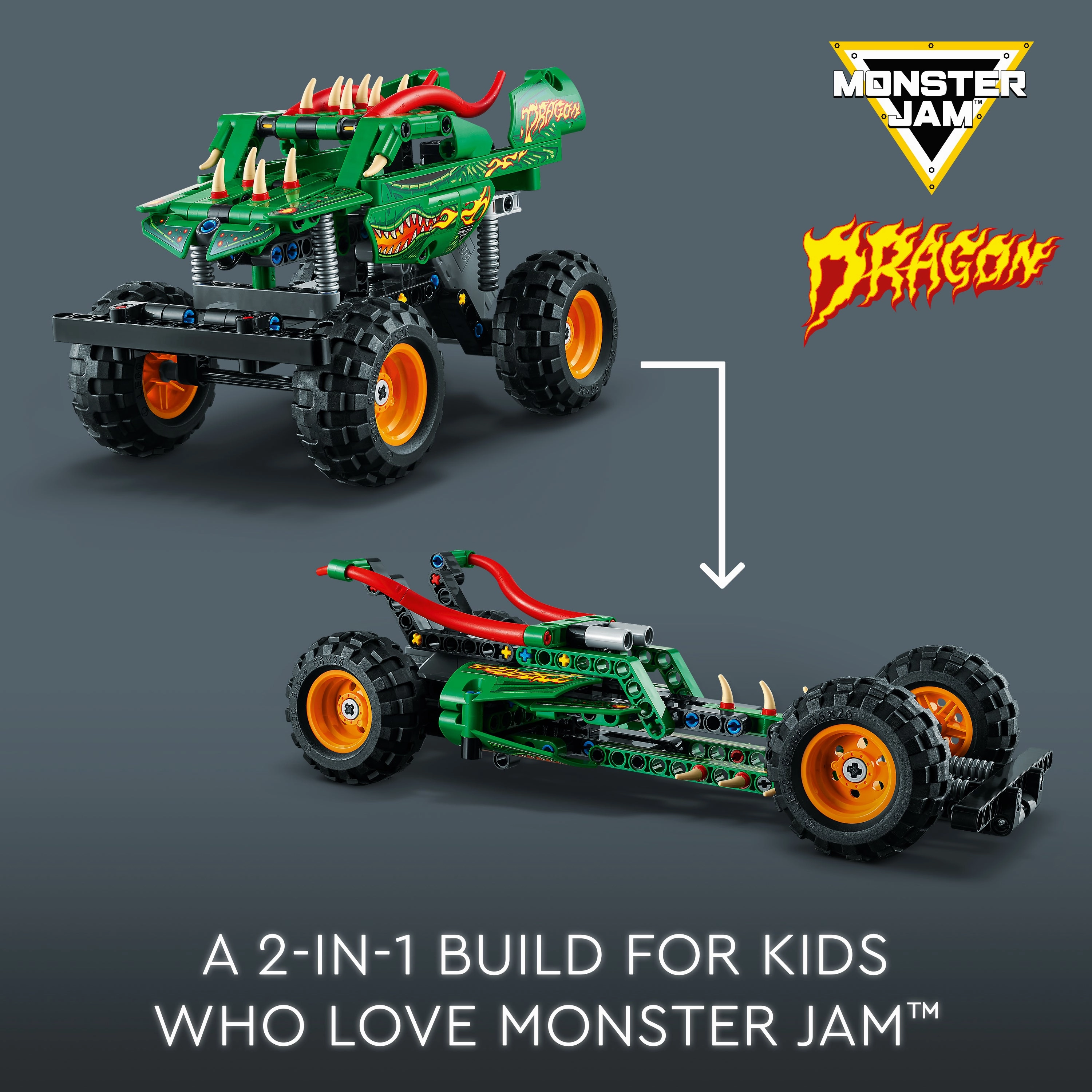 LEGO 42149 Technic Monster Jam Dragon