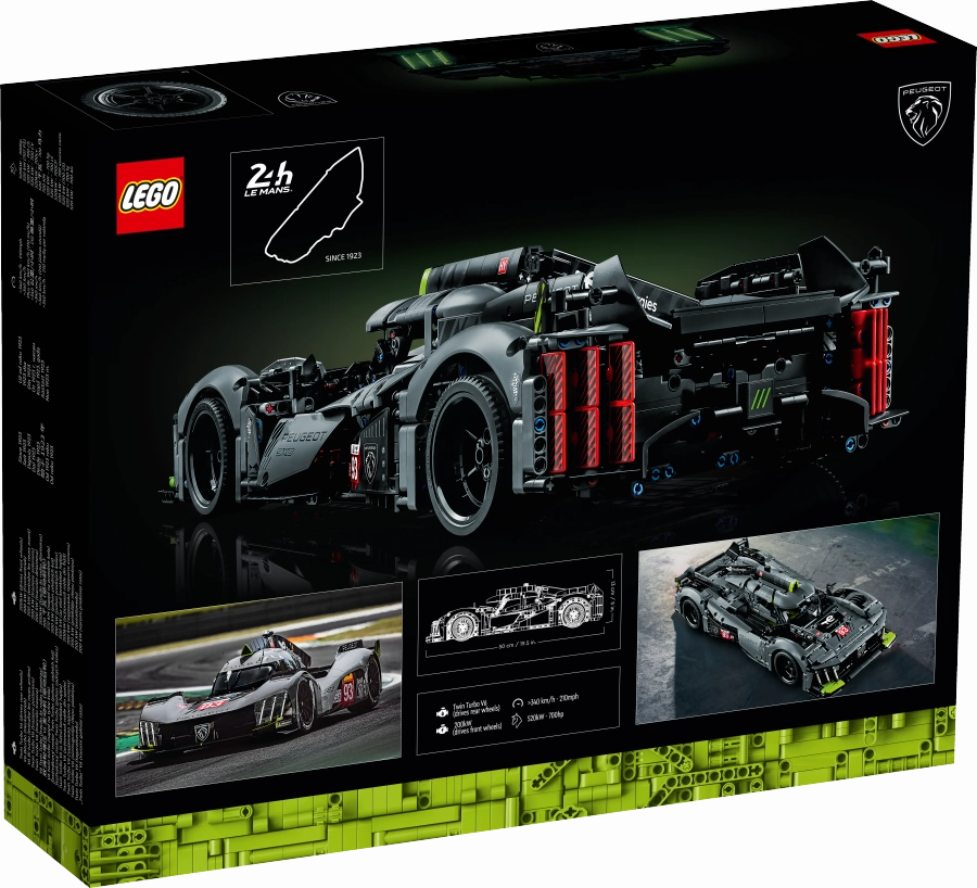 LEGO 42156 Technic Peugeot 9X8 24H Le Mans Hybrid Hypercar