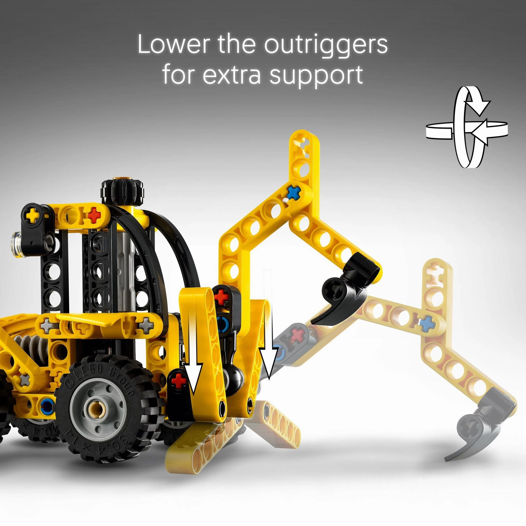 LEGO 42197 Technic Backhoe Loader
