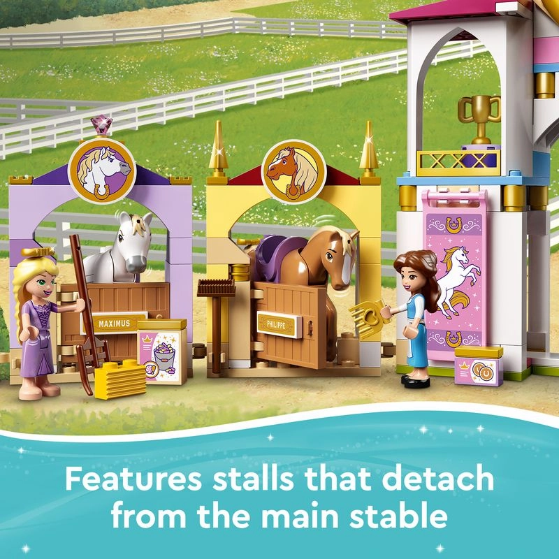 LEGO 43195 Disney Princess Belle And Rapunzel's Royal Stables