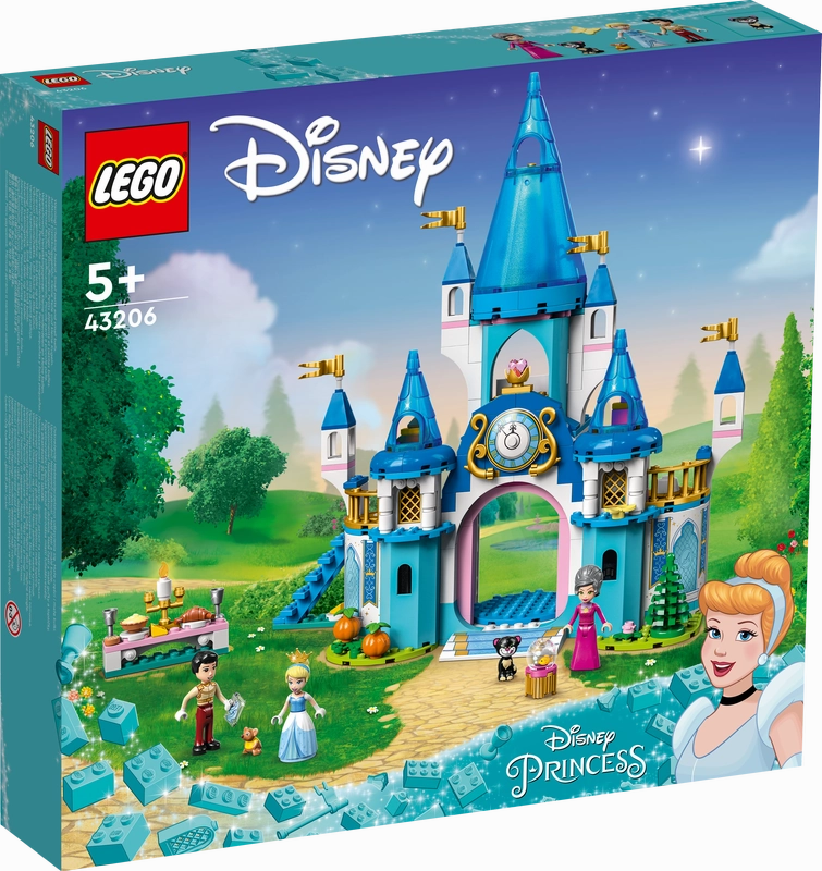 LEGO 43206 Disney Cinderella And Prince Charmings Castle Building Kit