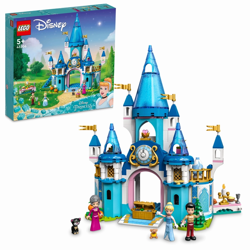 LEGO 43206 Disney Cinderella And Prince Charmings Castle Building Kit