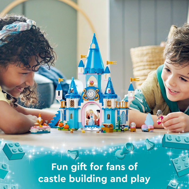 LEGO 43206 Disney Cinderella And Prince Charmings Castle Building Kit