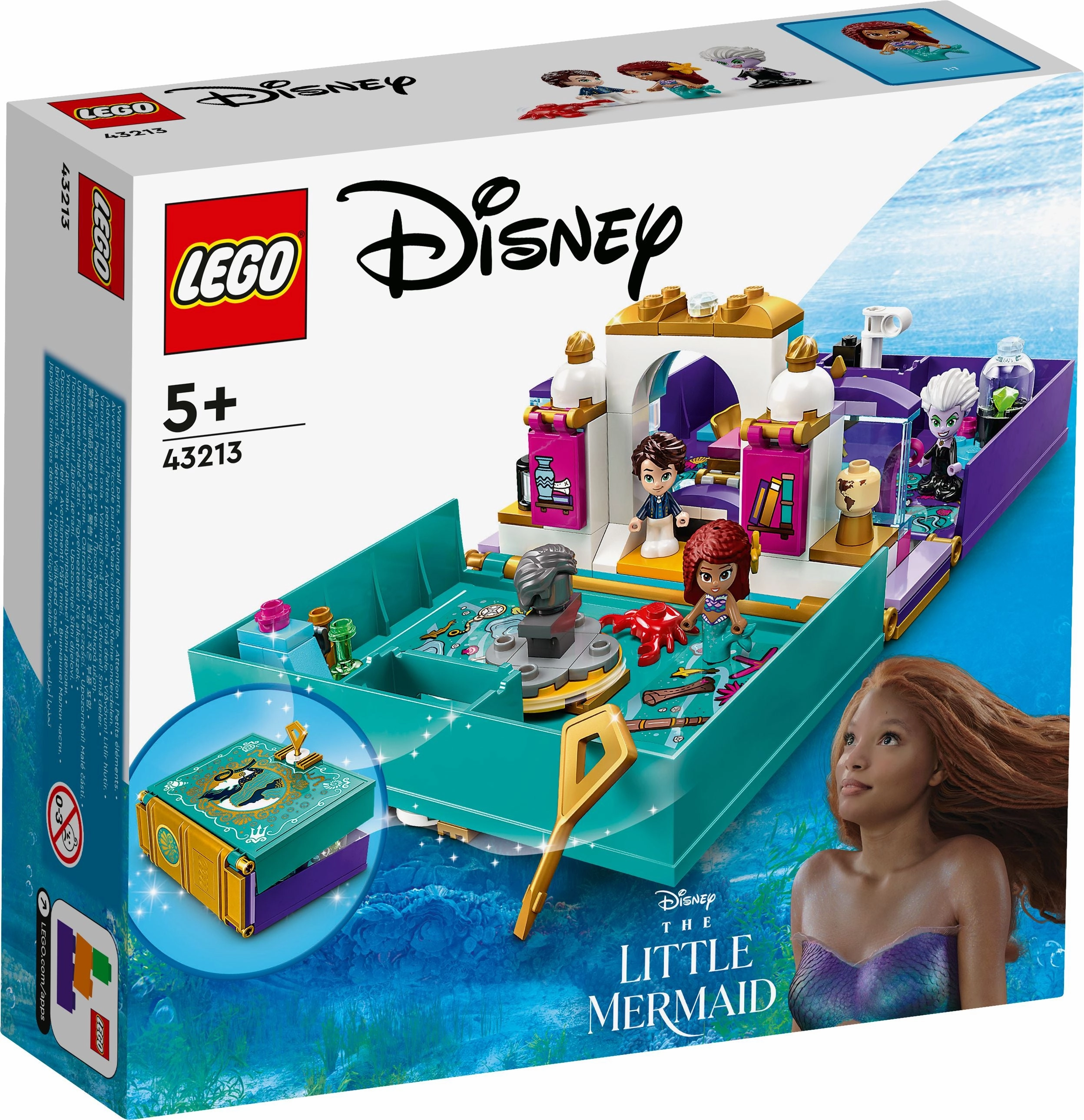LEGO 43213 Disney The Little Mermaid Story Book
