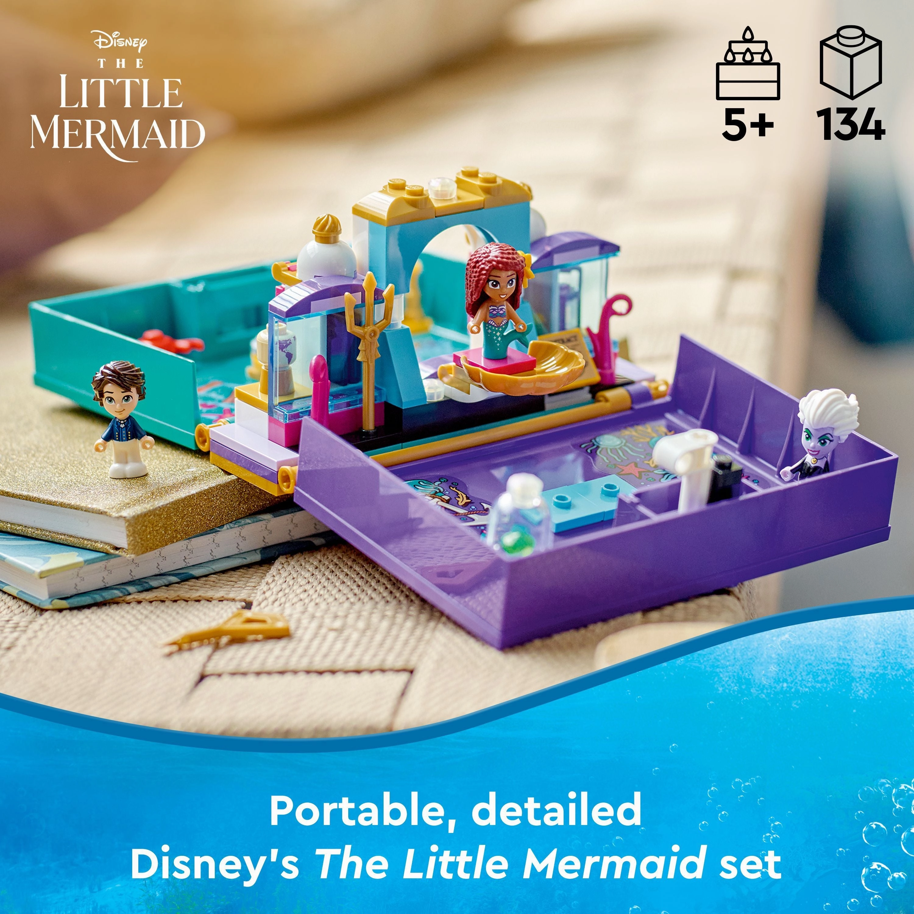 LEGO 43213 Disney The Little Mermaid Story Book