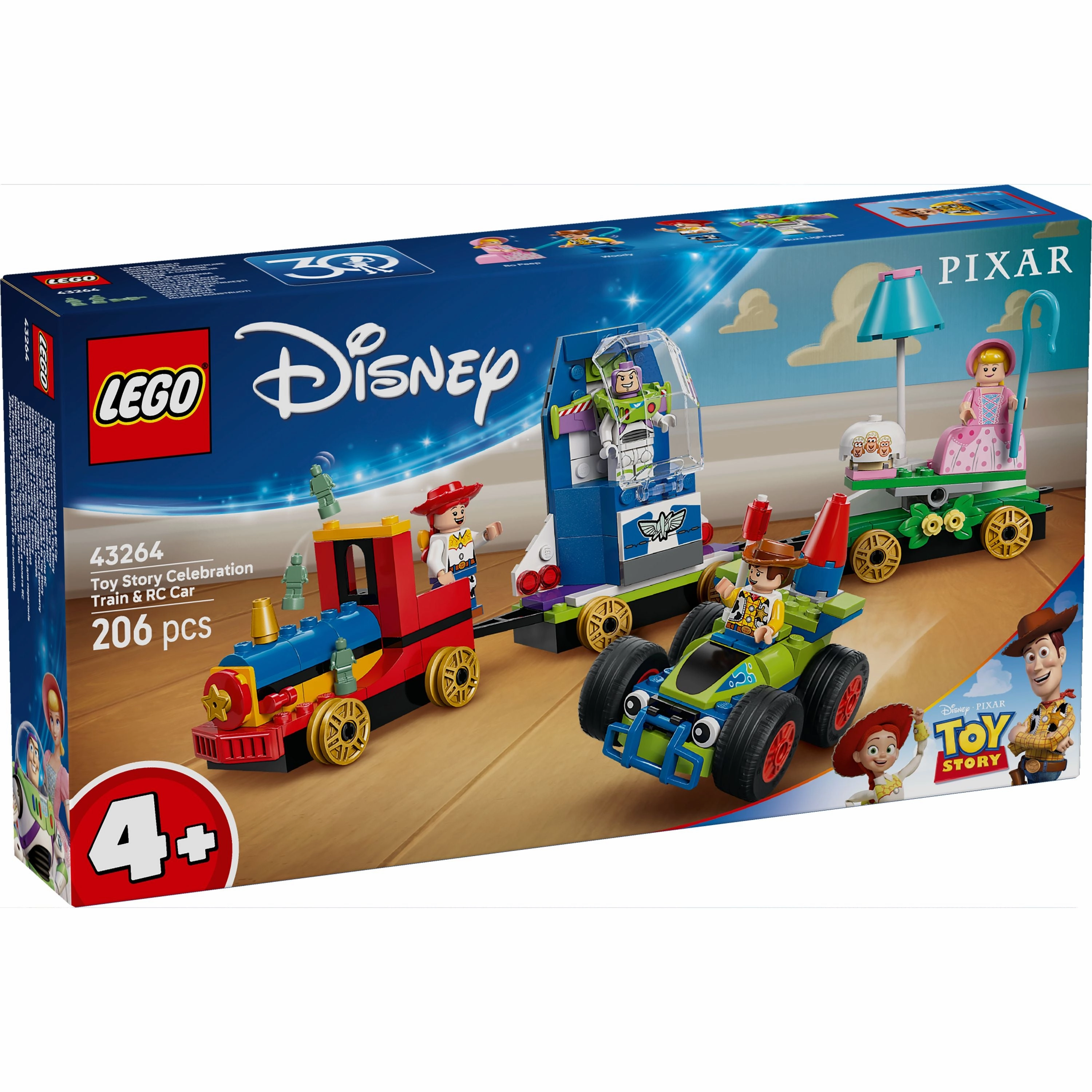 LEGO 43264 Disney and Pixars Toy Story Celebration Train & RC Car