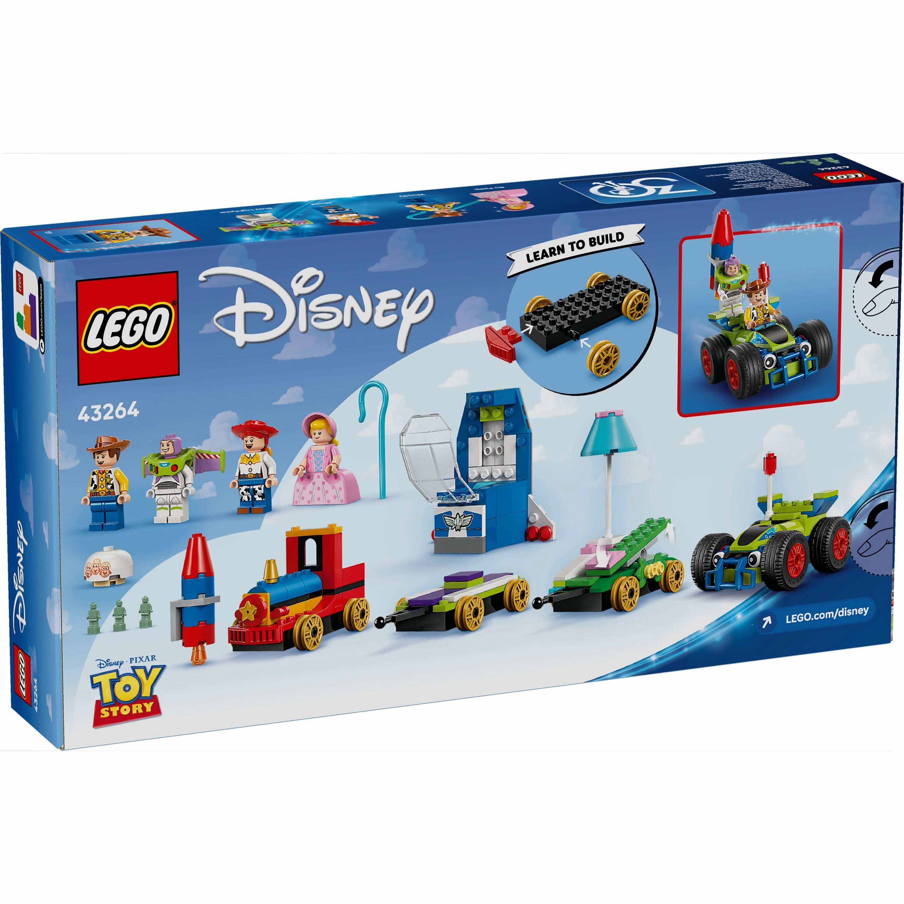 LEGO 43264 Disney and Pixars Toy Story Celebration Train & RC Car