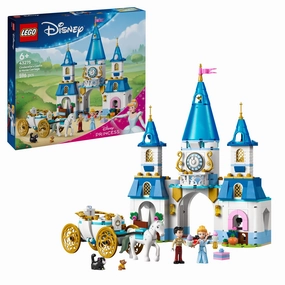 LEGO 43275 Disney Princess Cinderellas Castle & Horse Carriage