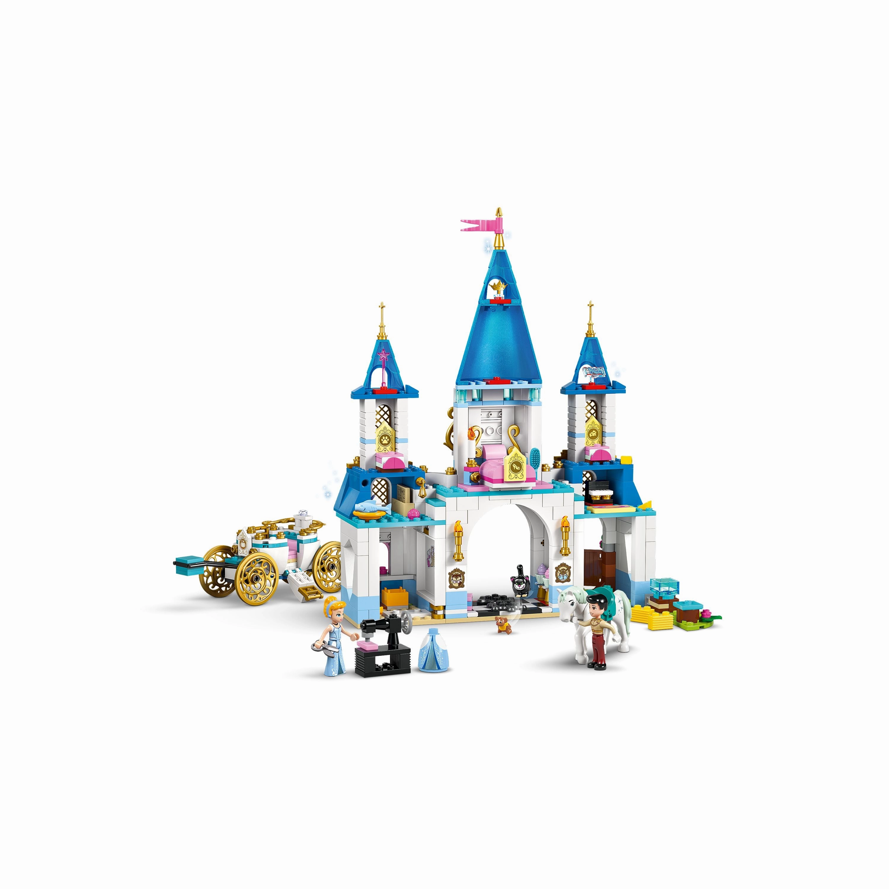 LEGO 43275 Disney Princess Cinderellas Castle & Horse Carriage
