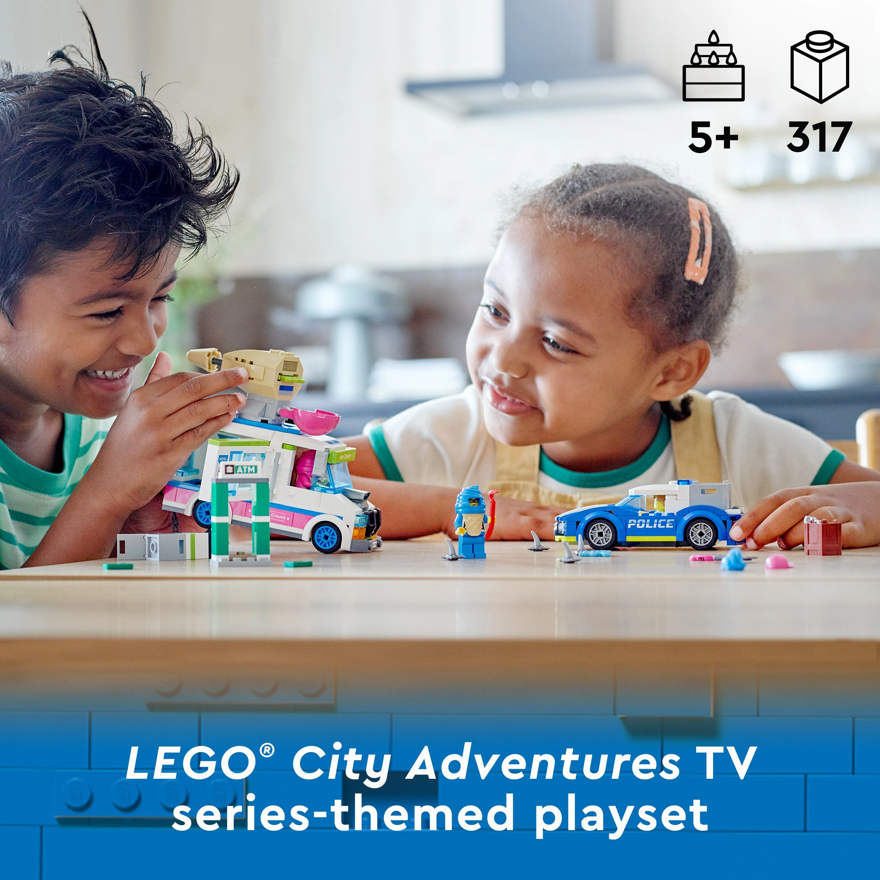 LEGO 60314 City Ice Cream Truck Police Chase