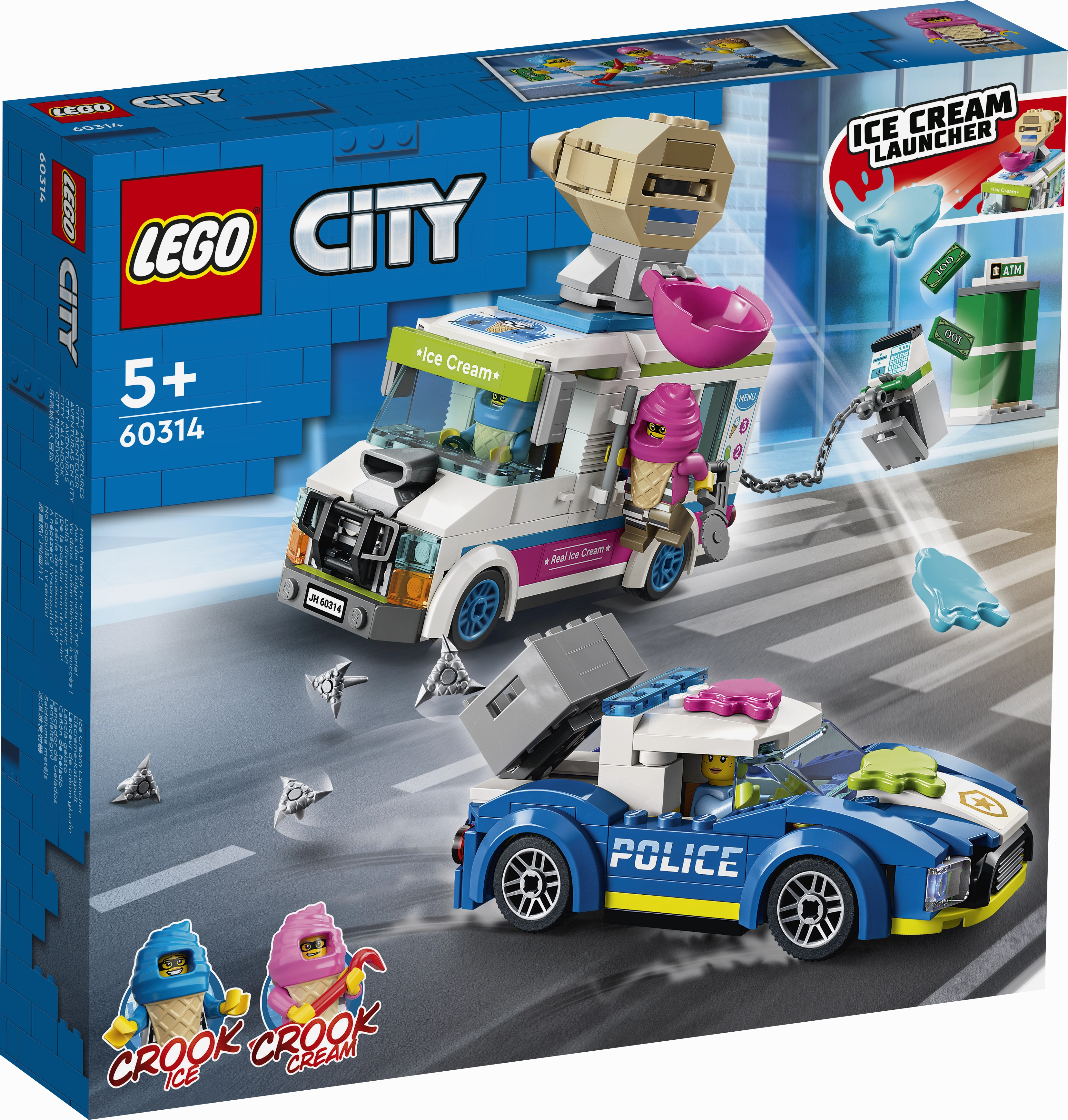 LEGO 60314 City Ice Cream Truck Police Chase