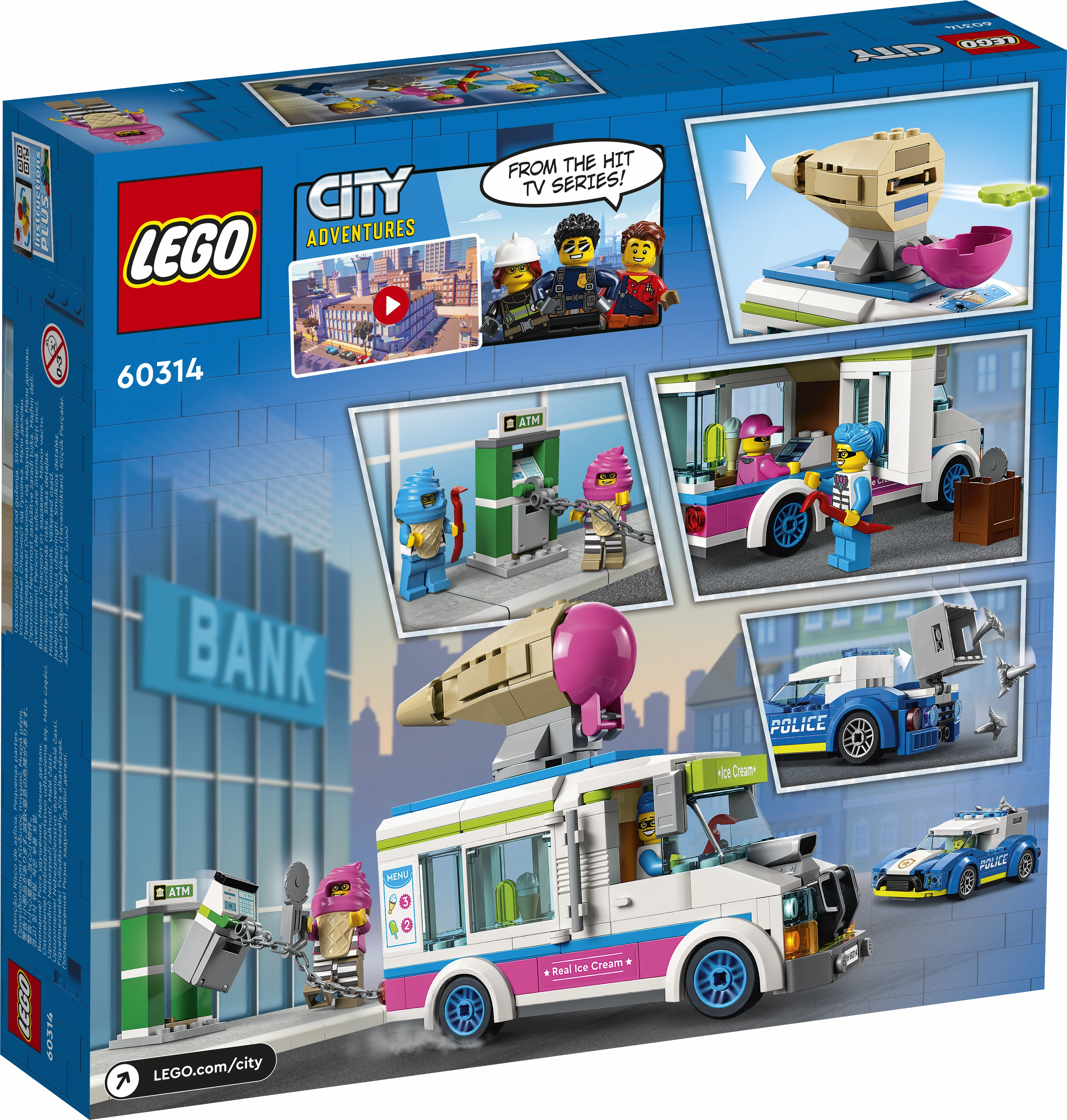 LEGO 60314 City Ice Cream Truck Police Chase