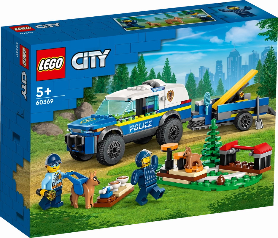 LEGO 60369 City Mobile Police Dog Training