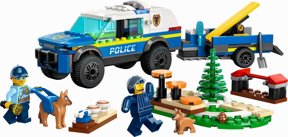 LEGO 60369 City Mobile Police Dog Training
