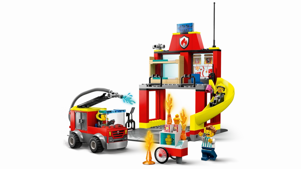 LEGO 60375 City Fire Station And Fire Truck