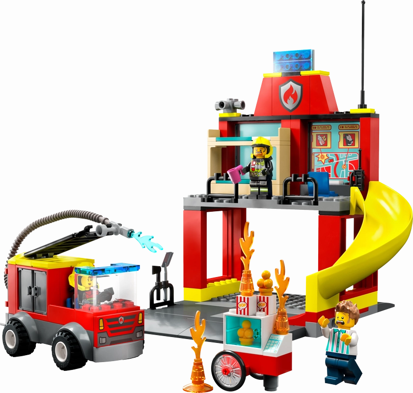 LEGO 60375 City Fire Station And Fire Truck
