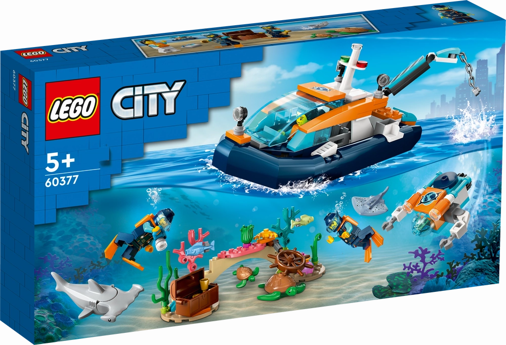 LEGO 60377 City Explorer Diving Boat