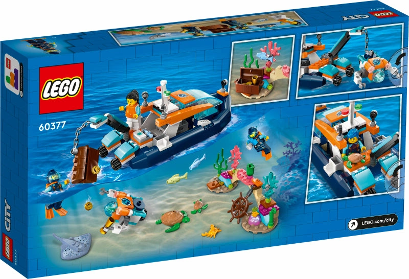 LEGO 60377 City Explorer Diving Boat
