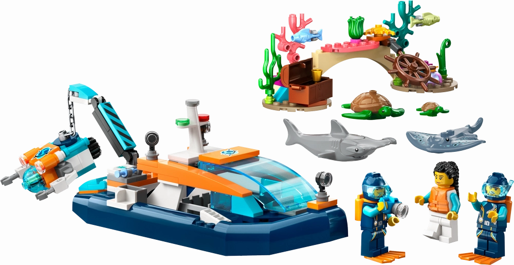 LEGO 60377 City Explorer Diving Boat