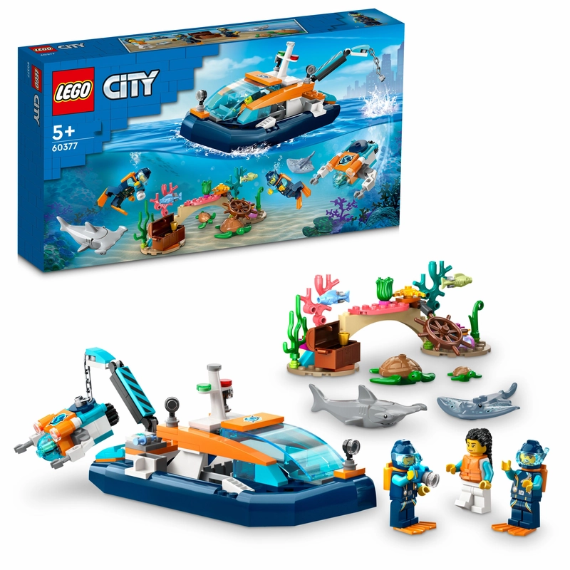 LEGO 60377 City Explorer Diving Boat