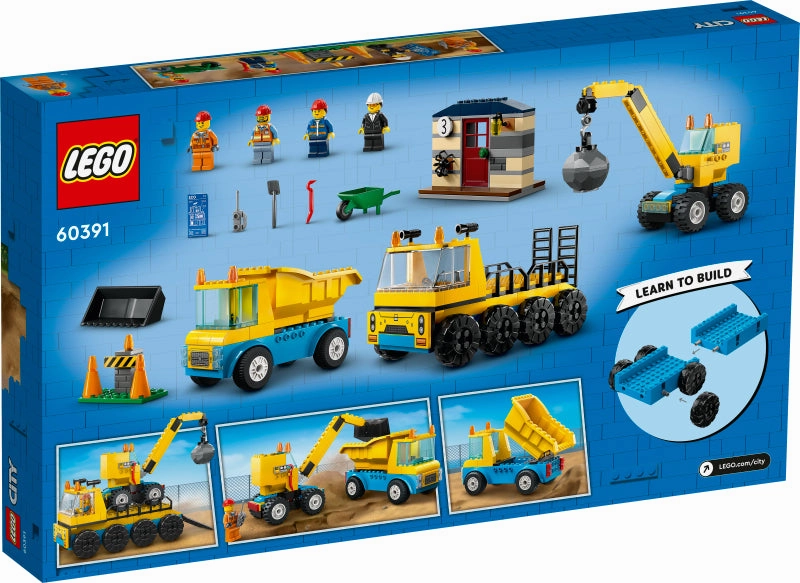 LEGO 60391 City Construction Trucks And Wrecking Ball