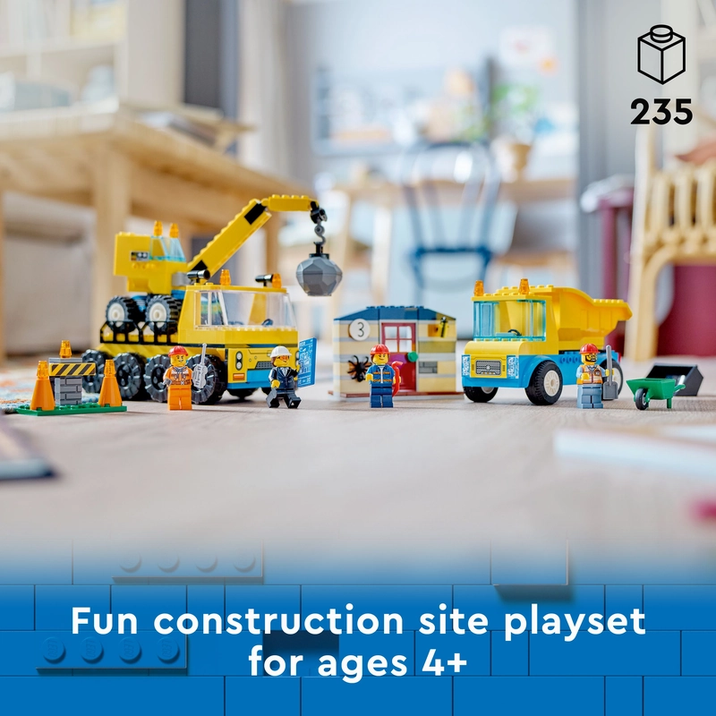 LEGO 60391 City Construction Trucks And Wrecking Ball