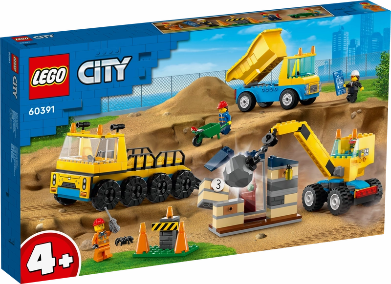 LEGO 60391 City Construction Trucks And Wrecking Ball
