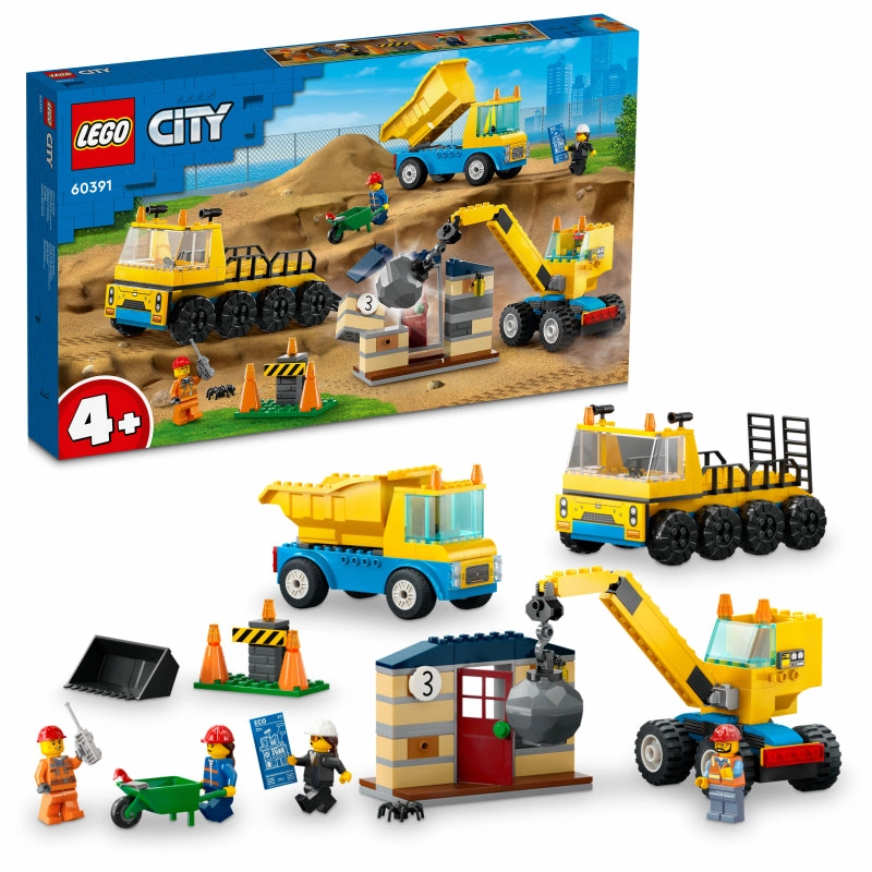 LEGO 60391 City Construction Trucks And Wrecking Ball
