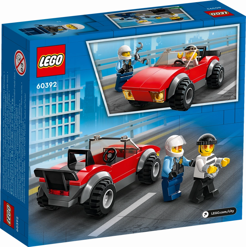 LEGO 60392 City Police Bike Car Chase