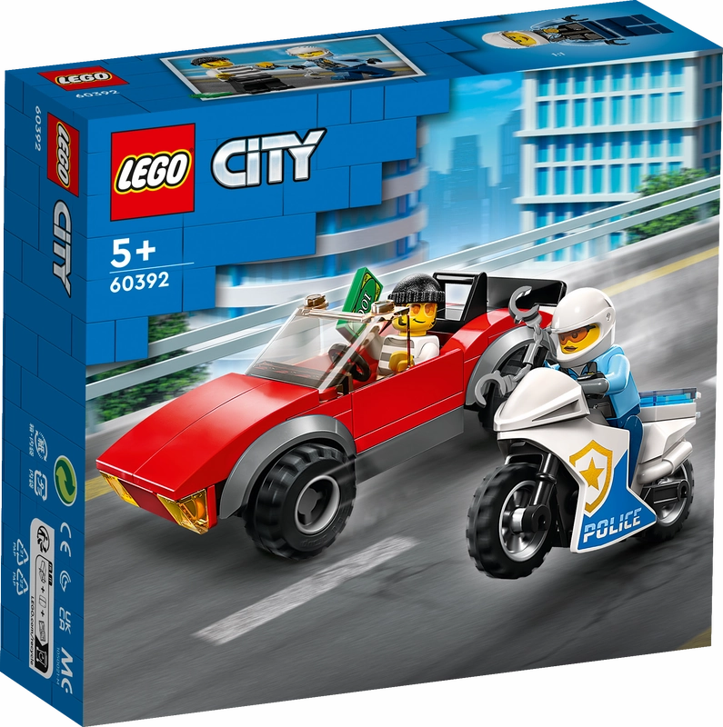 LEGO 60392 City Police Bike Car Chase