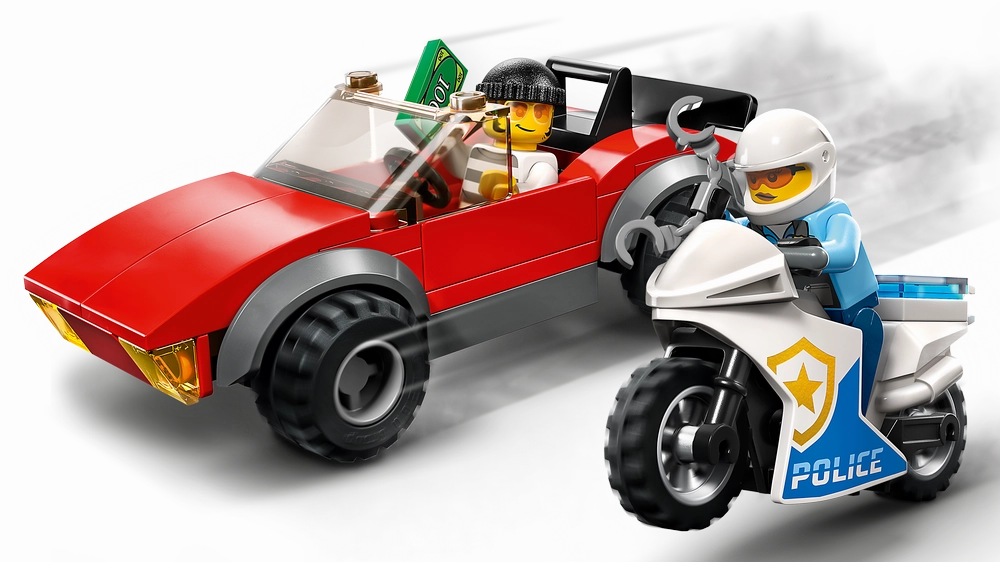 LEGO 60392 City Police Bike Car Chase